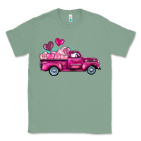Sage valentine's day pink truck Classic Tee - BarkalooDesign