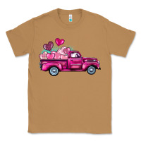 Toasted Coconut valentine's day pink truck Classic Tee - BarkalooDesign