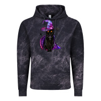 Cloud Black black witch cat Vintage Hoodie - BundleAndBundleShop