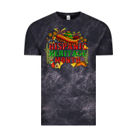 Cloud Black national hispanic heritage month Vintage Tee - BundleAndBundleShop