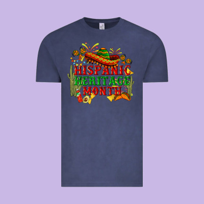 National Hispanic Heritage Month Vintage Tee Designed By Bundleandbundleshop