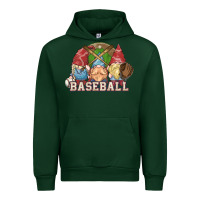 Foreset Green Baseball gnomies Urban Hoodie - HowdyJamesFarm