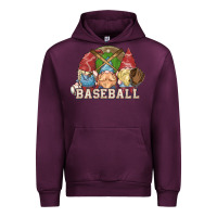 Mauve Wine Baseball gnomies Urban Hoodie - HowdyJamesFarm