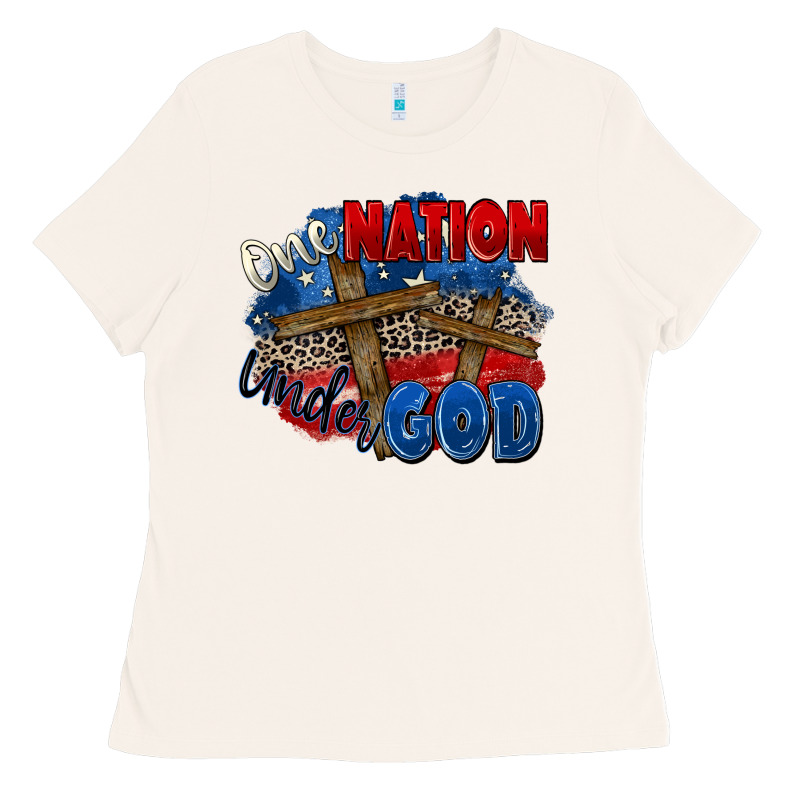 One Nation Under God Ladies Tee by Zillion Design Studio | Teevron