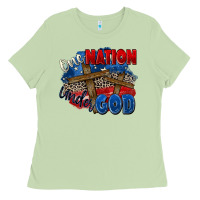 Matcha one nation under god Ladies Tee - Zillion Design Studio
