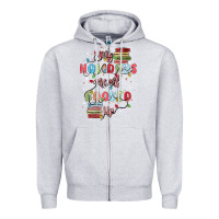 Heather Grey my holidays are all booked up Zipper Hoodie - MaliasSmallBusiness