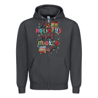 Smoke my holidays are all booked up Zipper Hoodie - MaliasSmallBusiness