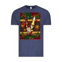 Vintage Denim snow and beer bottles Vintage Tee - AdoDesignShop