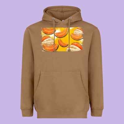 Colorado Cantaloupe Background Heavyweight Hoodie Designed By Bettercallsaul
