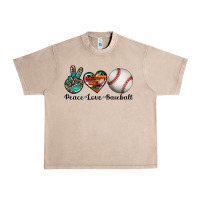 French Oak peace love baseball Urban Heavy Tee - Artiststas
