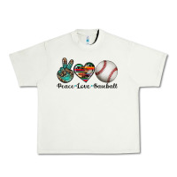 Pistachio peace love baseball Urban Heavy Tee - Artiststas