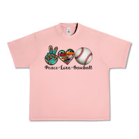 Salmon peace love baseball Urban Heavy Tee - Artiststas