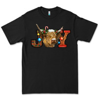 Black christmas joy cow Premium Tee - RanaPortraitStore