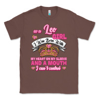 Chestnut As A Leo Girl I Was Born With My Heart On My Sleeve And A Mouth Classic Tee - Jasminsmagicworld