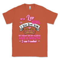 Copper As A Leo Girl I Was Born With My Heart On My Sleeve And A Mouth Classic Tee - Jasminsmagicworld