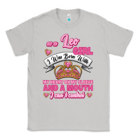 Moon Dust As A Leo Girl I Was Born With My Heart On My Sleeve And A Mouth Classic Tee - Jasminsmagicworld
