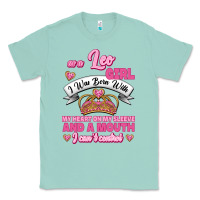 Seafoam As A Leo Girl I Was Born With My Heart On My Sleeve And A Mouth Classic Tee - Jasminsmagicworld