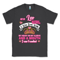Smoke As A Leo Girl I Was Born With My Heart On My Sleeve And A Mouth Classic Tee - Jasminsmagicworld