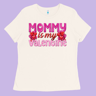 Ladies Tee mommy is valentine