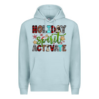 Blue Mist holiday spirit activate Premium Hoodie - JahusDesignShop