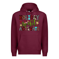 Burgundy holiday spirit activate Premium Hoodie - JahusDesignShop