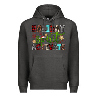 Charcoal Heather holiday spirit activate Premium Hoodie - JahusDesignShop