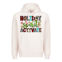 Pale Pink holiday spirit activate Premium Hoodie - JahusDesignShop