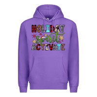 Purple holiday spirit activate Premium Hoodie - JahusDesignShop