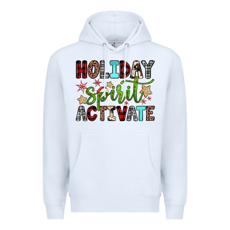 Holiday Spirit Activate Premium Hoodie by JahusDesignShop | Teevron