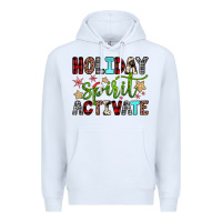 White holiday spirit activate Premium Hoodie - JahusDesignShop