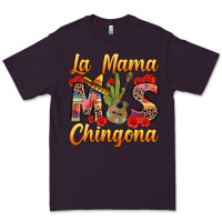 Plum La Mama mas Chingona Premium Tee - texasbilliewilder