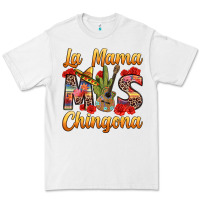 White La Mama mas Chingona Premium Tee - texasbilliewilder