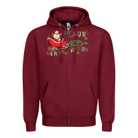 Burgundy heaux heaux heaux Zipper Hoodie - MaliasSmallBusiness