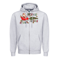 Heather Grey heaux heaux heaux Zipper Hoodie - MaliasSmallBusiness