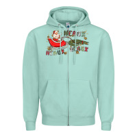 Seafoam heaux heaux heaux Zipper Hoodie - MaliasSmallBusiness