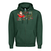 Sports Green heaux heaux heaux Zipper Hoodie - MaliasSmallBusiness