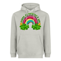 Moon Dust happy st patricks day rainbow and shamrock Heavyweight Hoodie - RanaPortraitStore