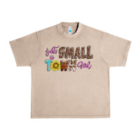 French Oak just a small town girl Urban Heavy Tee - AdoDesignShop