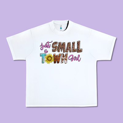 Just A Small Town Girl Urban Heavy Tee Designed By Adodesignshop