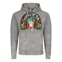 Cloud Rock hereford rainbow Vintage Hoodie - JahusDesignShop