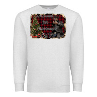 Oatmeal Heather All I want for Christmas is RIP Premium Sweatshirt - Bettercallsaul
