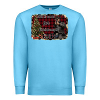 Ocean Blue All I want for Christmas is RIP Premium Sweatshirt - Bettercallsaul