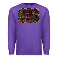 Purple All I want for Christmas is RIP Premium Sweatshirt - Bettercallsaul