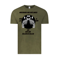 Vintage Olive Guns - When guns are outlawed I'll be outlaw Vintage Tee - Bettercallsaul