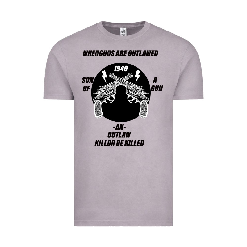 Guns - When Guns Are Outlawed I'll Be Outlaw Vintage Tee by Bettercallsaul | Teevron