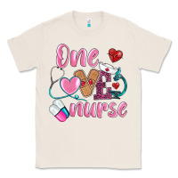 Natural one loved nurse Classic Tee - BarkalooDesign