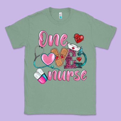 One Loved Nurse Classic Tee Designed By Barkaloodesign