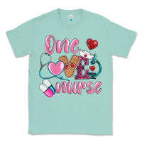 Seafoam one loved nurse Classic Tee - BarkalooDesign