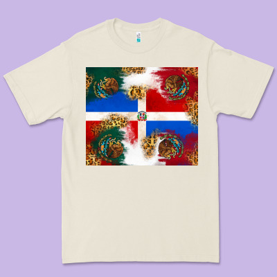 Mexican And Dominican Republic Premium Tee Designed By Texasbilliewilder