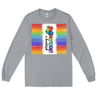 Heather Grey different is beautiful Long Sleeve Tee - MaliasSmallBusiness